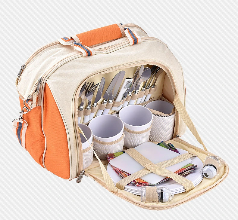 Portable Ice Pack Lunch Bag Portable Insulation Bag Back Straddle Meal Bag Refrigerated Picnic Bag