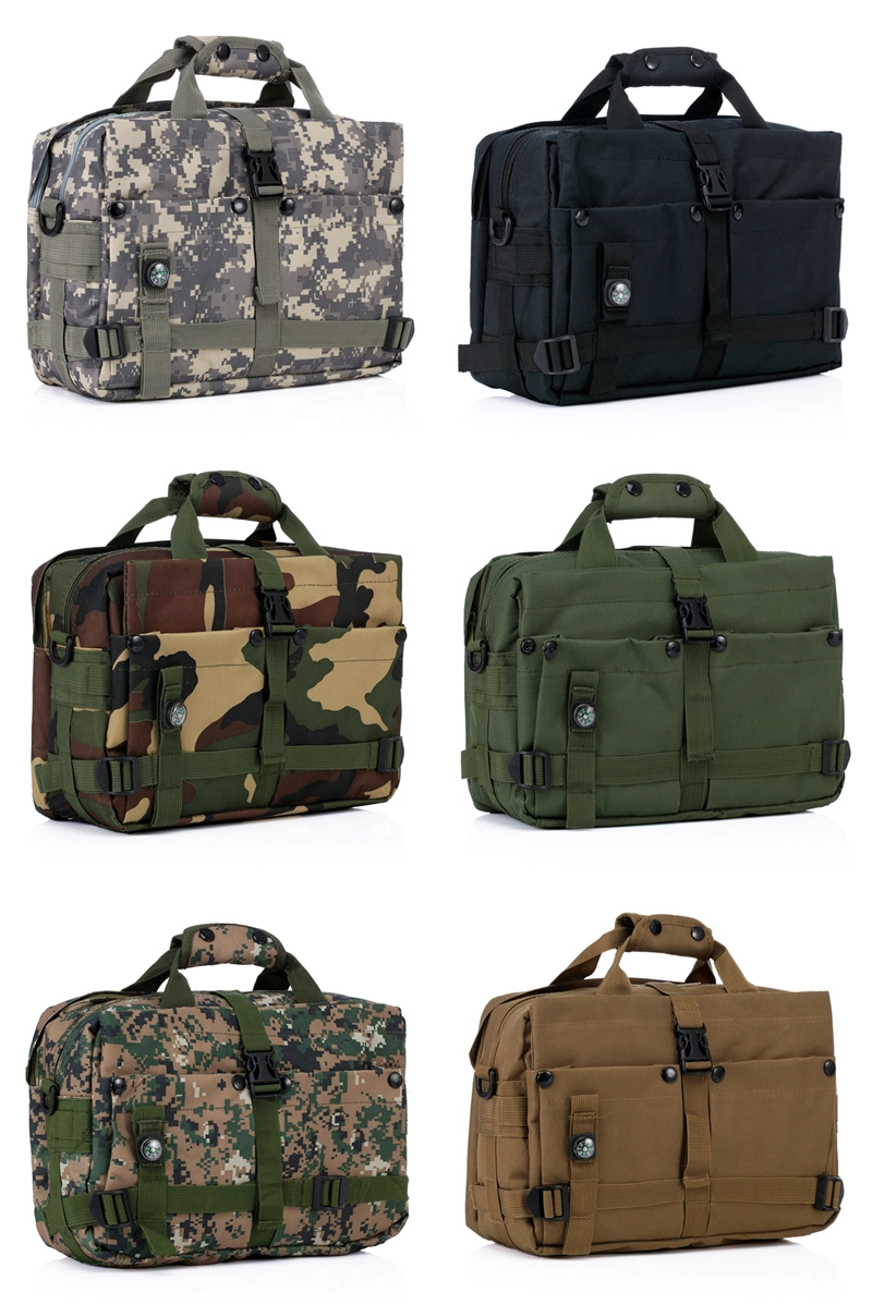 Outdoor Army Tactical Laptop Bag Compass Computer Messenger Briefcase Bag