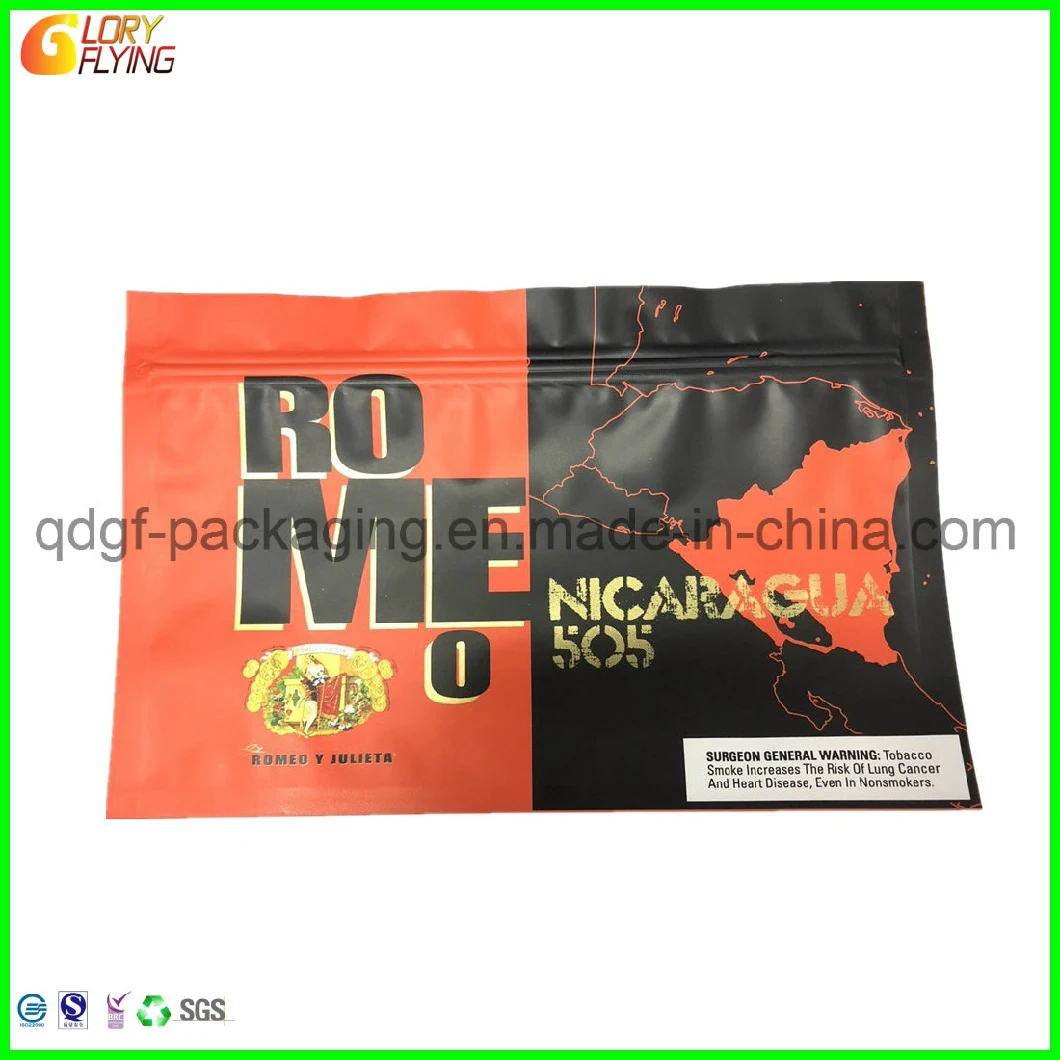 3.5g California Mylar Hemp Connected Plastic Bag Smell Proof Bag with Child Proof