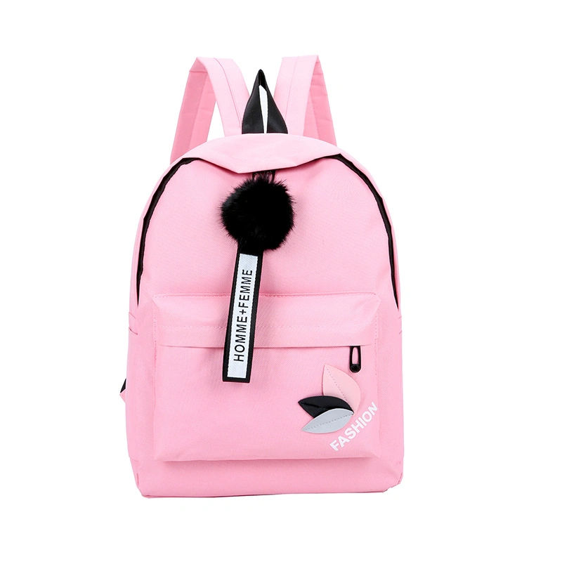 Customized Stylish Funny Pink Teenager Book Bag Different School Bag Kids Backpack