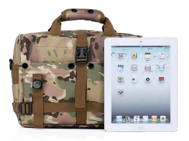 Outdoor Army Tactical Laptop Bag Compass Computer Messenger Briefcase Bag