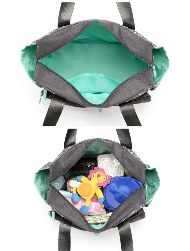 Latest Design Stylish Baby Diaper Bag for Fashion Mother Print Mummy Maternity Bag