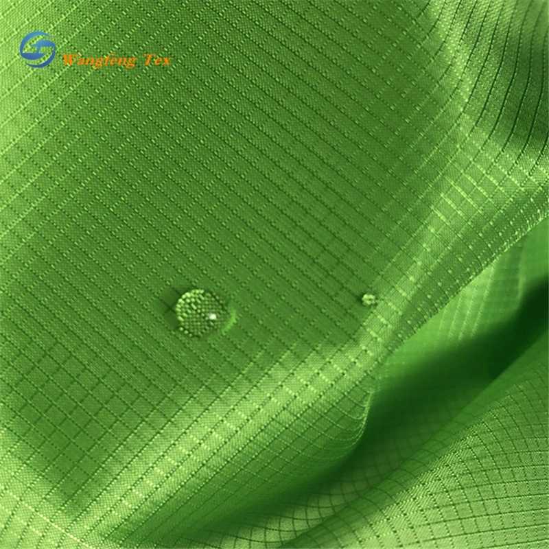 10d 20d 30d 40d Ripstop Waterproof Thin Light Nylon Fabric for Sleeping Bags Downjacket Fabric