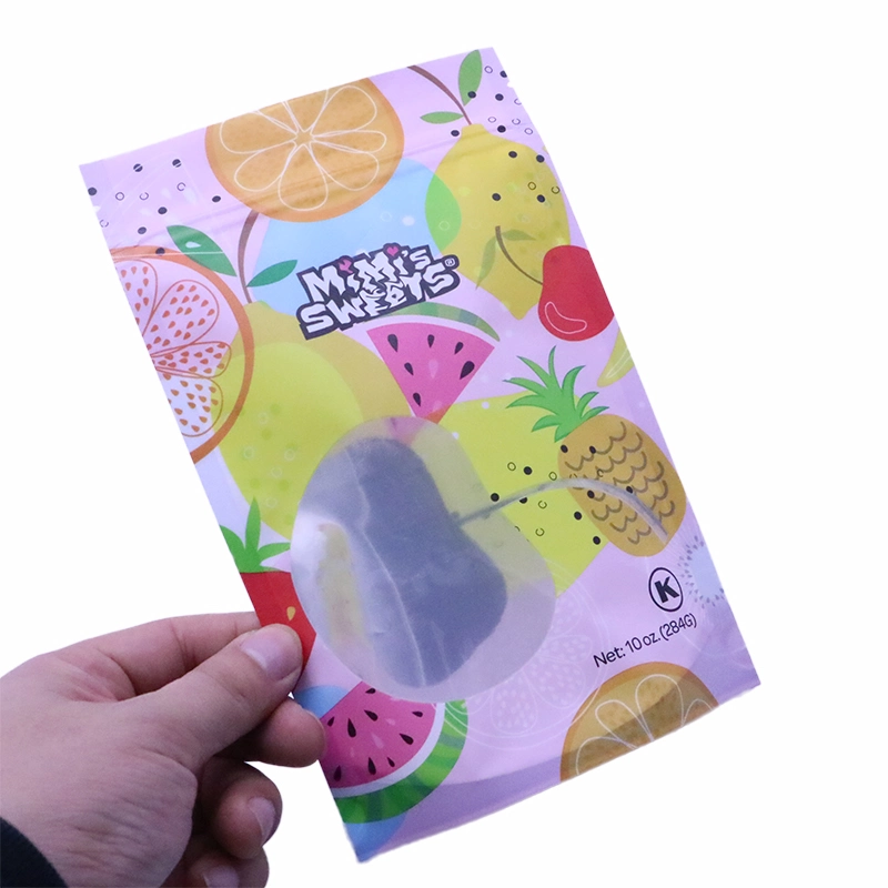 Custom Zip Bag Plastic Stand-up Pouch Sweet Child Proof Bag