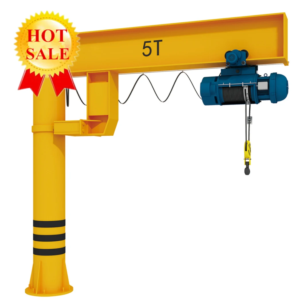 4000kg Mounted Slewing Bearing Jib Crane with Good Materials