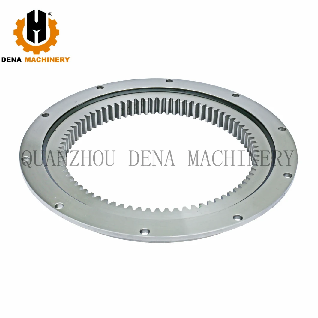 Harden and Tempering Excavator Swing Ring Worm Gear Slew Drive Slewing Ring Bearings Supply Customized
