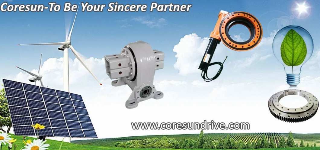 Svh9 Dual Axis Slew Drive with 24VDC Motor for Solar Tracker System and Solar Panels