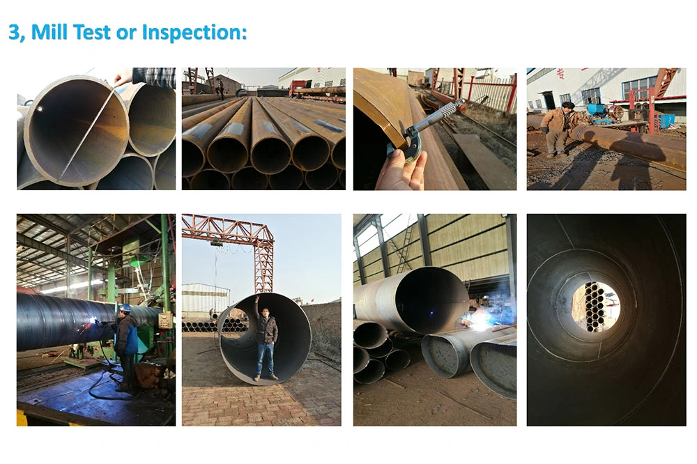 Big Diameter DN400 LSAW Welded Steel Pipe (Large Diameter)