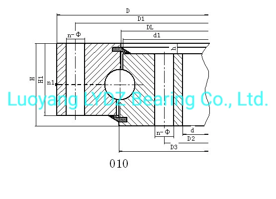 010.20.224 Slewing Ring Bearing Rotary Conveyor Welding Manipulator Medium Crane Excavator