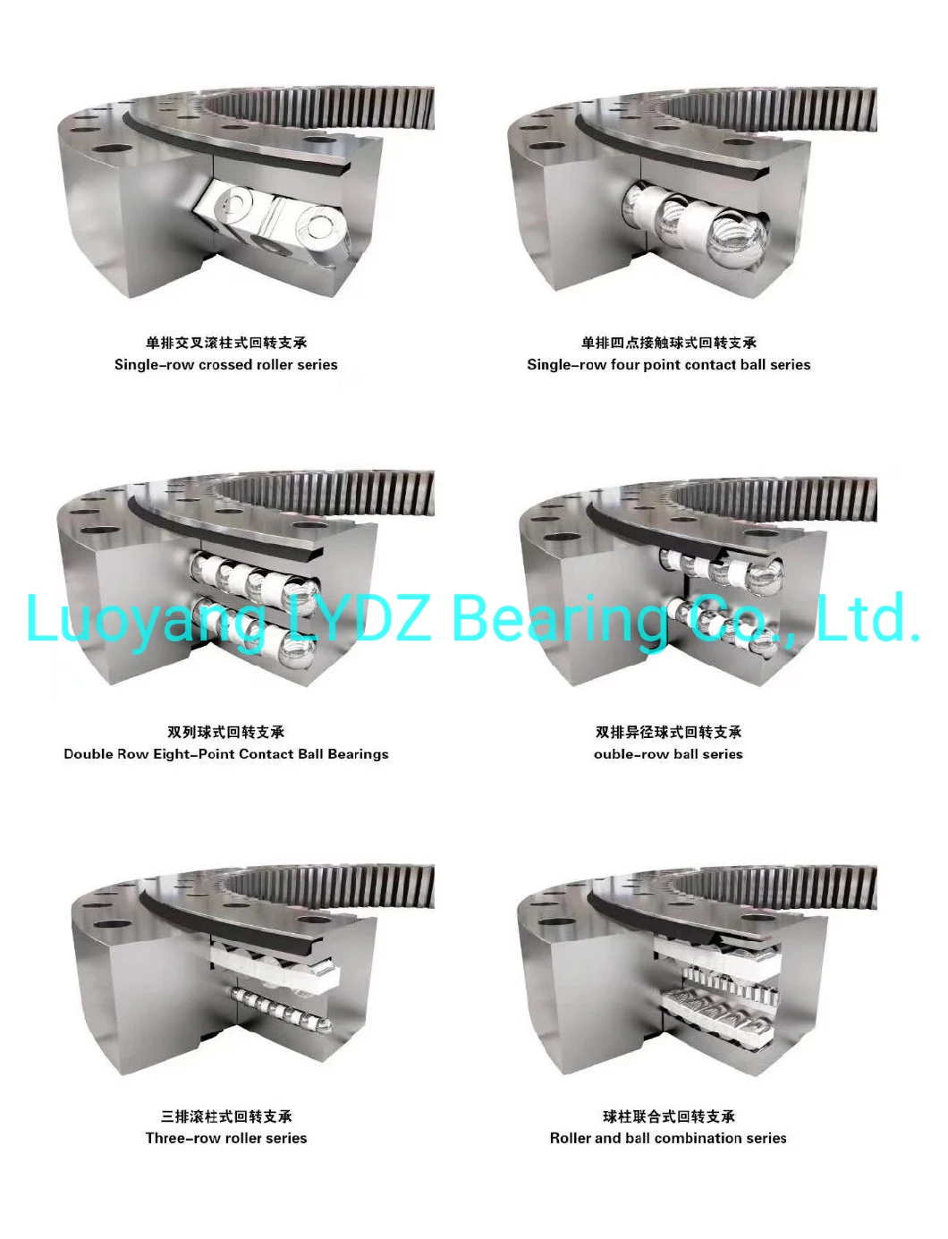 011.25.400  External Gear Slewing Bearing Outer Diameter 493mm