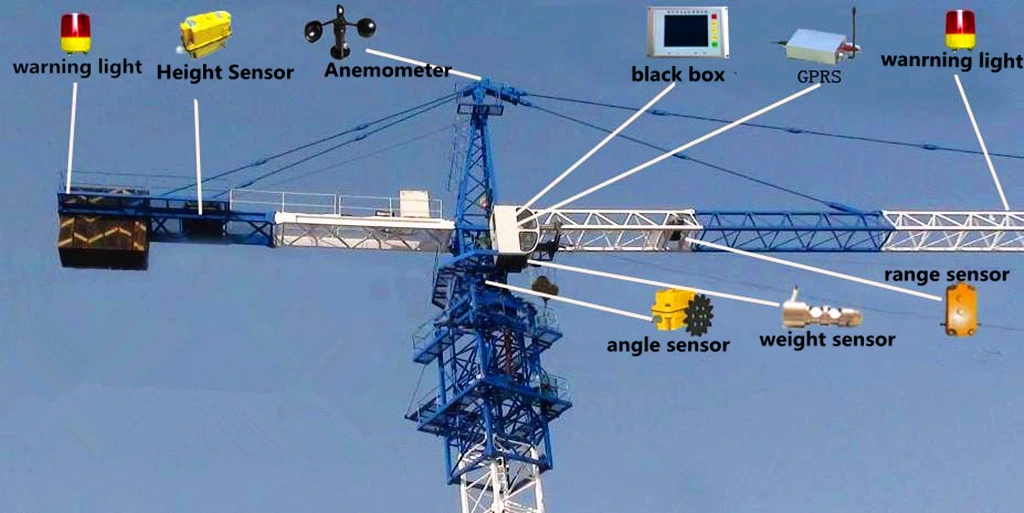 Top Slewing Mini Crane 4ton Hammerhaed Tower Crane