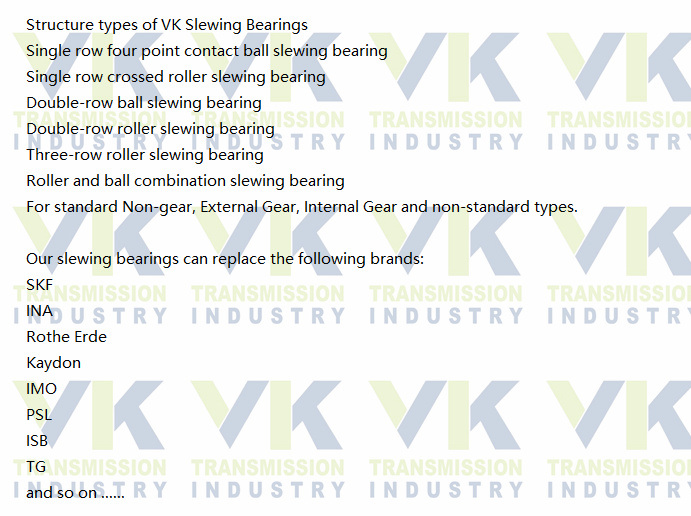 Slewing Bearing Without Gear Rks. 23 0411 Model VLU200414 Bearing 230.20.0400.013 Type 21/520.0