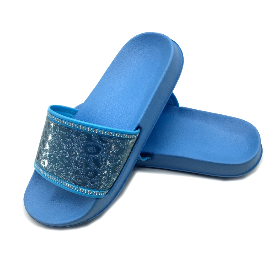 High Quality Summer Fashion EVA Insole Sandal Glitter Slipper for Women