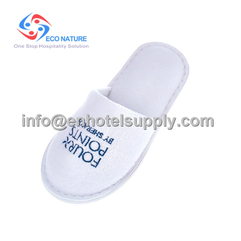 Natural Linen Material Hotel Slippers Linen Hotel Slippers Washable Hotel Slippers
