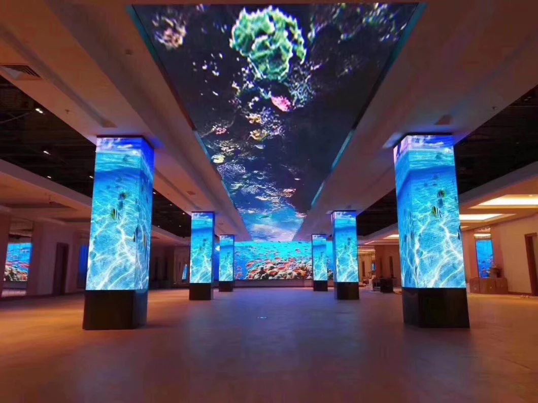 Hot Selling P4 Creative LED Screen Indoor Full Color Soft Flexible&Soft LED Display