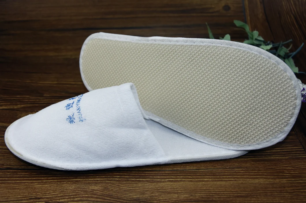 Guangzhou Factory Direct Price 100% Cotton High Quality Hotel Slipper Disposable Slipper