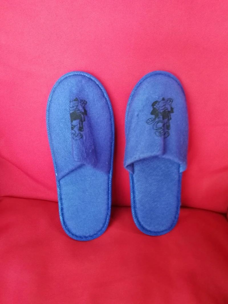 Airline Hotel or Travel Custom Indoor Footwear Men Slippers Disposable Slippers
