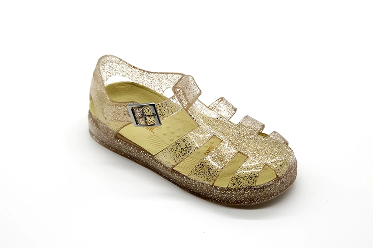 Kids Sandals Jelly Sandals for Children Shiny Summer Slippers