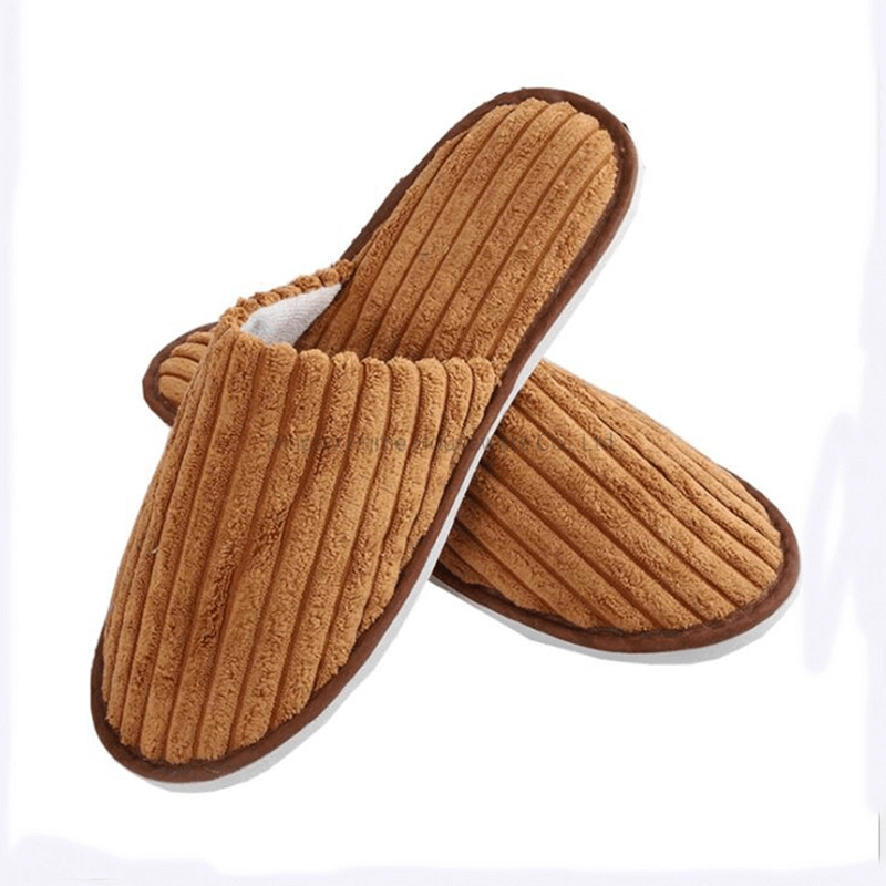 White Slippers SPA Slippers Disposable Slippers Hotel Slippers Hotel Disposable Linen Slipper for Man and Woman, Wholesale Production Plant Travel Biodegradable