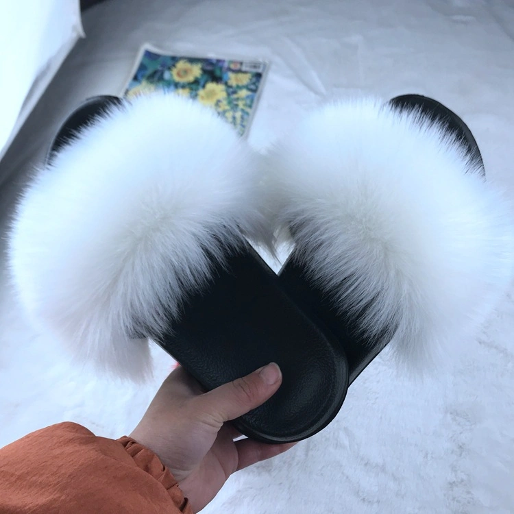 Shoes for Lady, Wholesale Fur Slippers, Fashion Shoes Lady Slipper