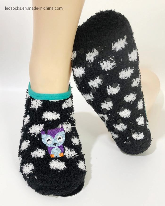 Wholesale Winter Floor Sleep Ankle 3D Animal Slipper Fuzzy Cozy Warm Socks Women