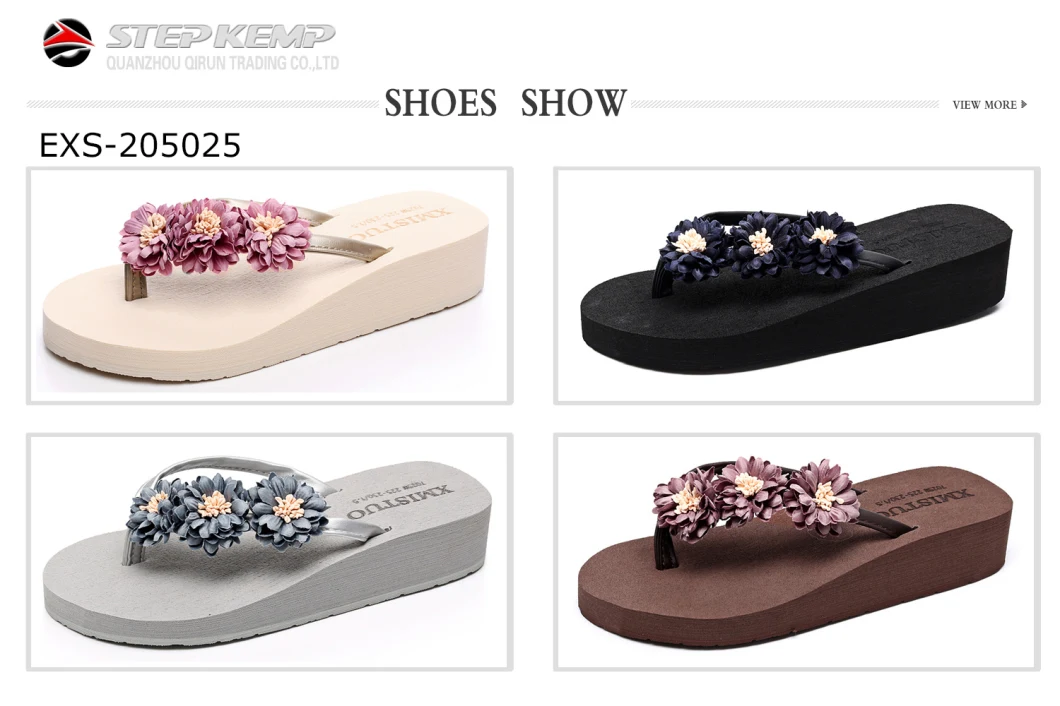 High Quality Summer Sandal for Fashion Women Soft EVA Slide Slipper Flip Flops Lady Slipper 205025