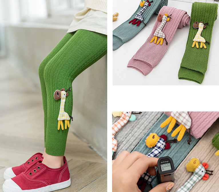 Custom Wholesale Hosiery 3D Children Cotton Leggings Cotton Tights Wholesale Pantyhose Stockings for Children