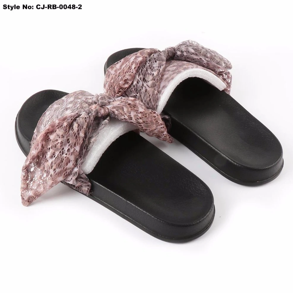 Lace Upper Fancy Slipper for Ladies EVA Slippers Sandals