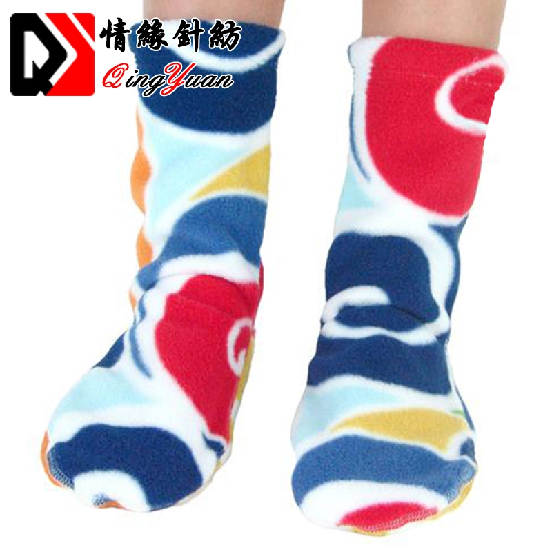 Mens Winter Slipper Fashion Design Thermal Crew Socks