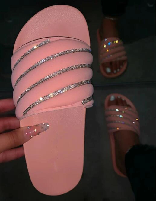 Fashionable & Comfortable Women Shoes Slippers Sandals Sequins Shoes Beach Shoes for Ladies Slipper Shoes