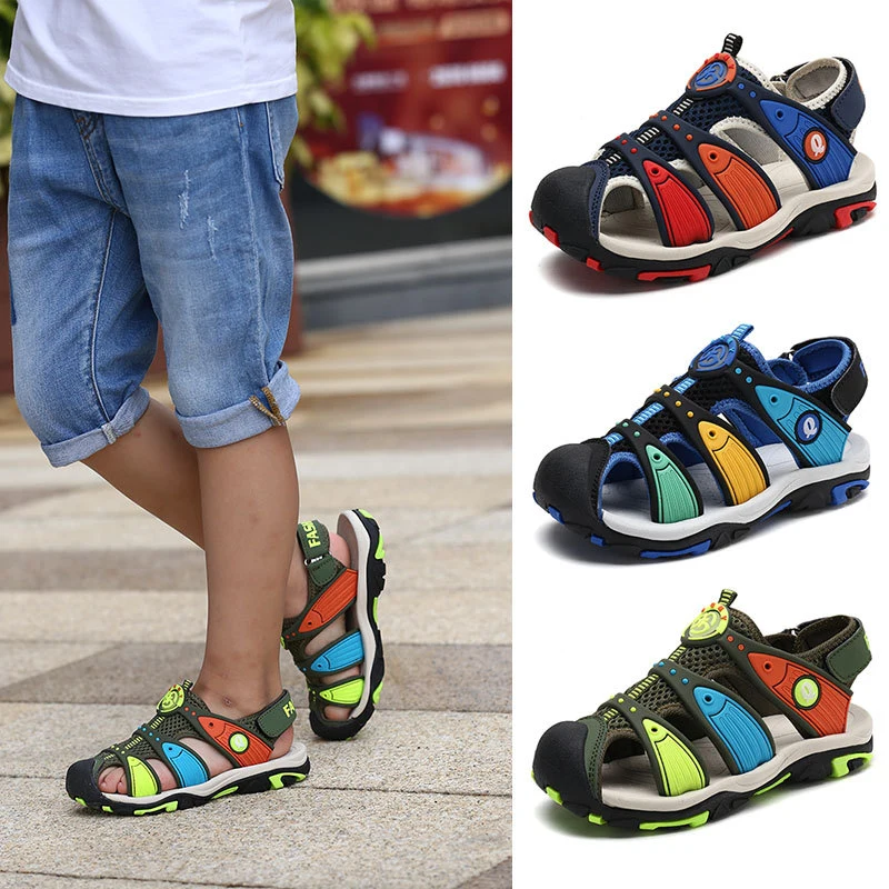2021 New Designs Kids Sandals, Factory Price Kids Beach Sandals, Custom Logo Kids Sandals