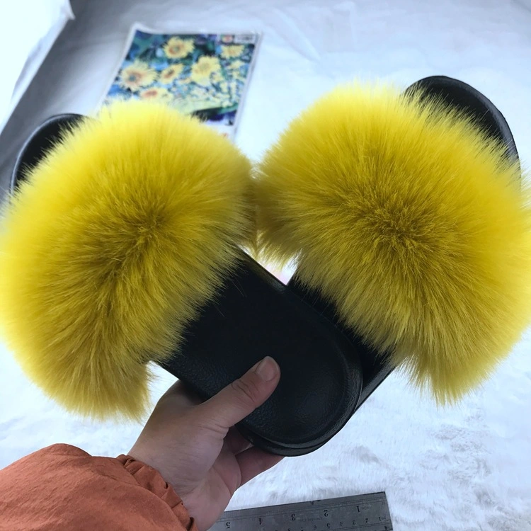Shoes for Lady, Wholesale Fur Slippers, Fashion Shoes Lady Slipper