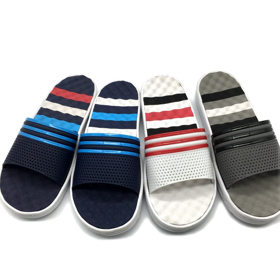 New Design Men Fashion PVC Sandals Slippers Wholesale OEM Breathable Slide Sandal for Men