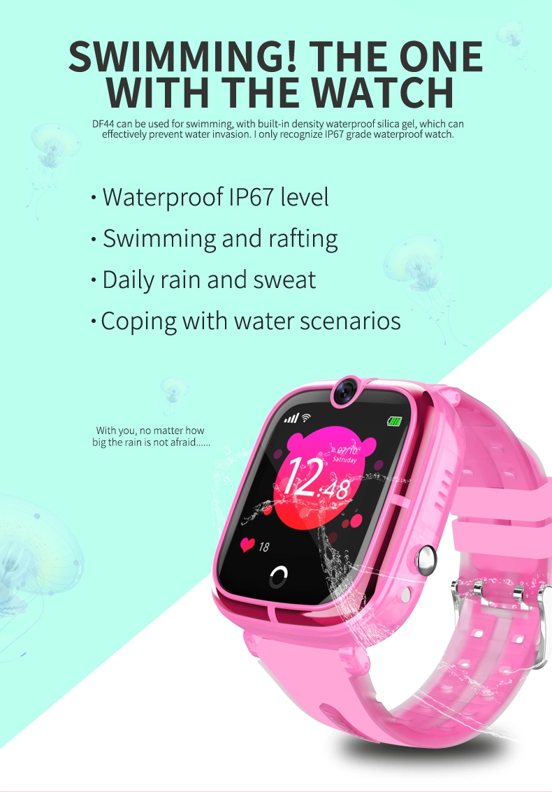 Wonlex Best Selling Android Ios Camera Children Smartwatches Kt07 Smart GPS Watch for Children