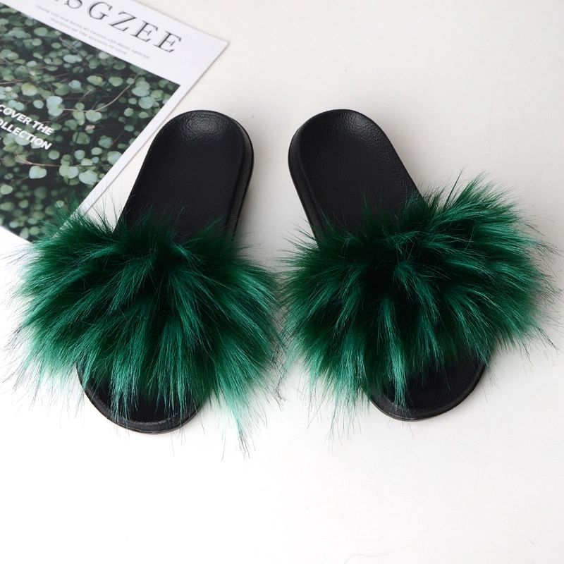 Ladies Fur Slippers, Wholesale Flurry Slides Sandals Women, Wholesale Fur Slippers for Women