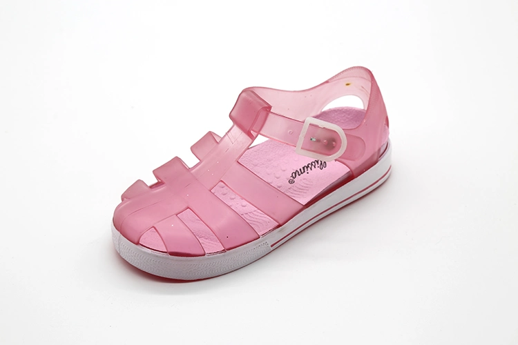 Kids Sandals Jelly Sandals for Children Shiny Summer Slippers