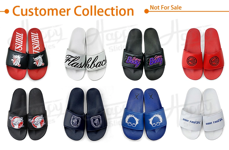 Embossed Leather Slide Sandals, Summer Sliders Slippers for Women Slides Footwear, Printed Ladies Slippers and Sandals