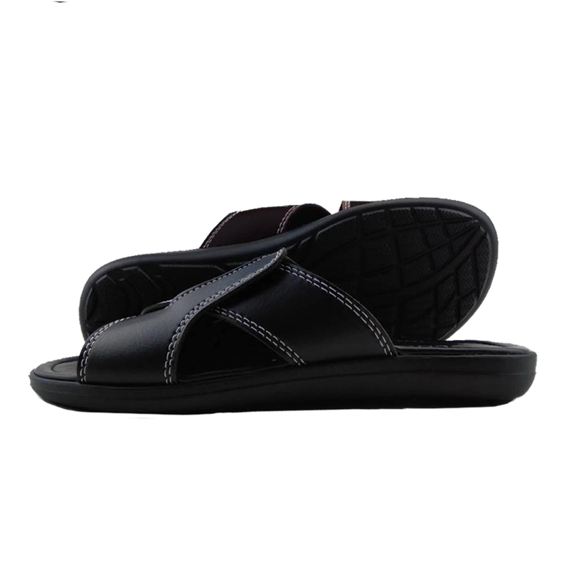 Latest Design Genuine Leather Slipper Sandals, Men's Sandals Slippers Leather, Gent Men Leather Slippers Causal