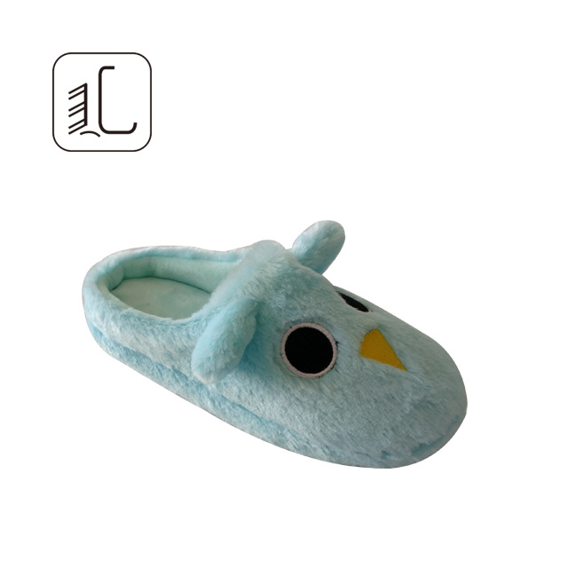 The Latest Design Winter Warm Plush Animal Fluffy Woman Lady Indoor House Slippers