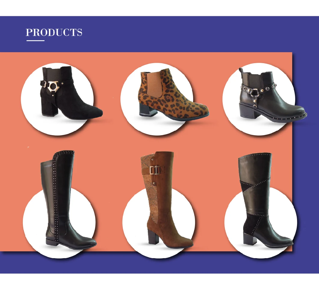 High Quality Sexy MID Heel Boots Ladies Boots Winter Boots