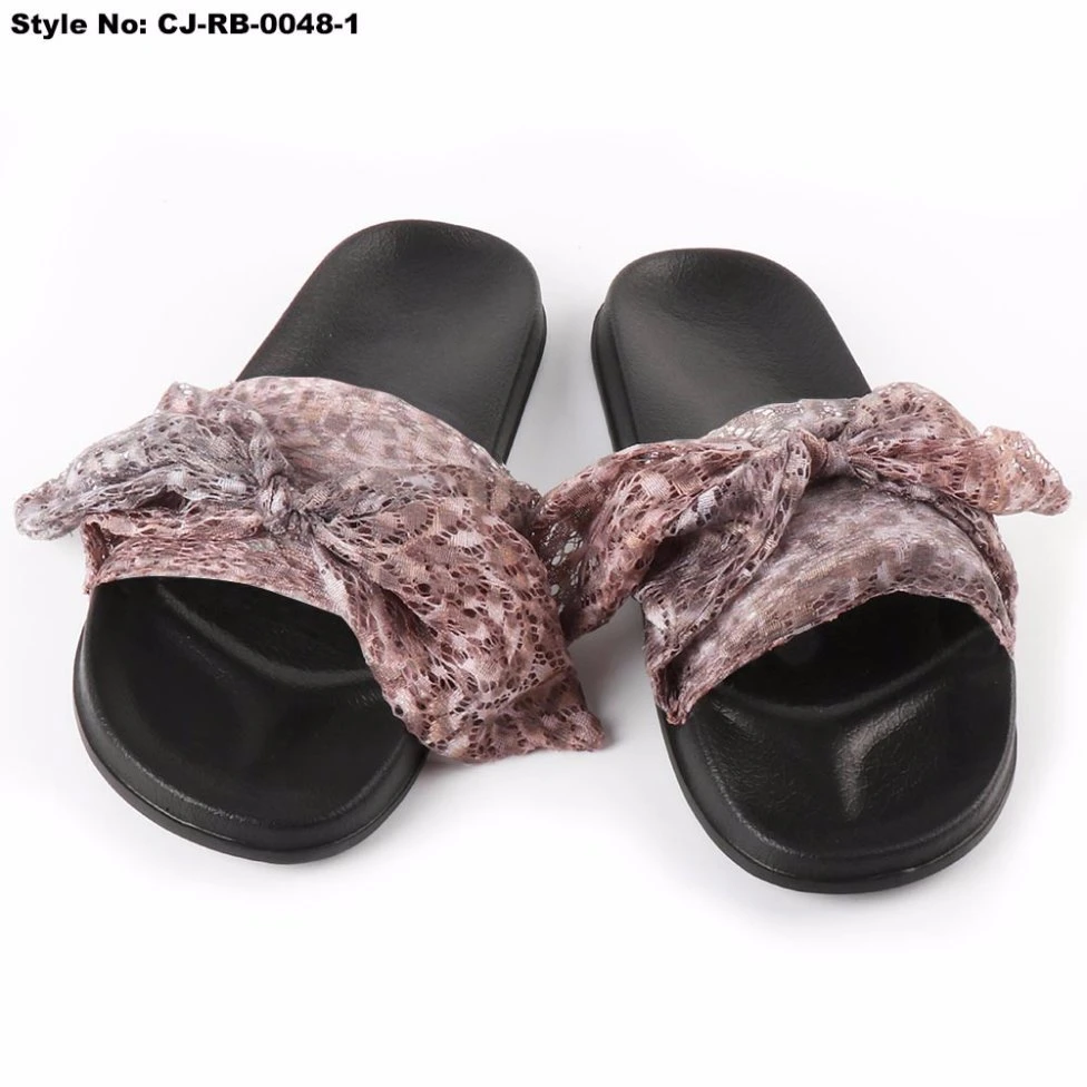Lace Upper Fancy Slipper for Ladies EVA Slippers Sandals
