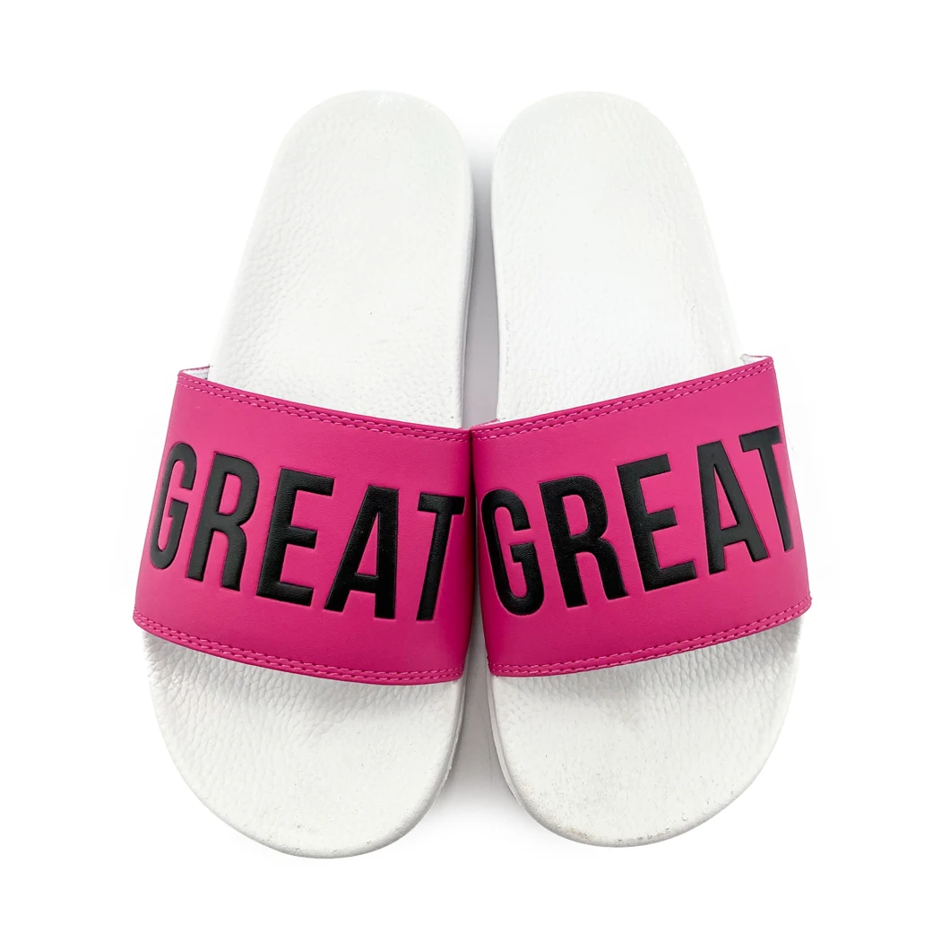 Greatshoe New Style Custom Logo Slide Sandal Breathable Lightweight House Slippers Women Massage Slipper