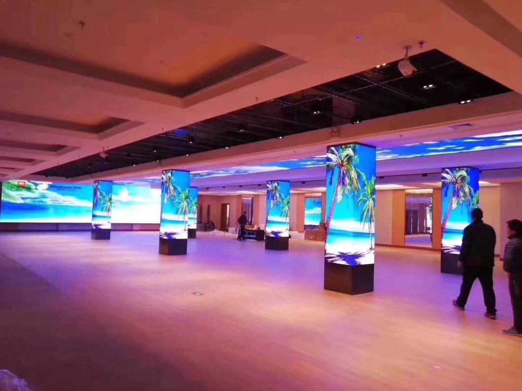 Hot Selling P4 Creative LED Screen Indoor Full Color Soft Flexible&Soft LED Display