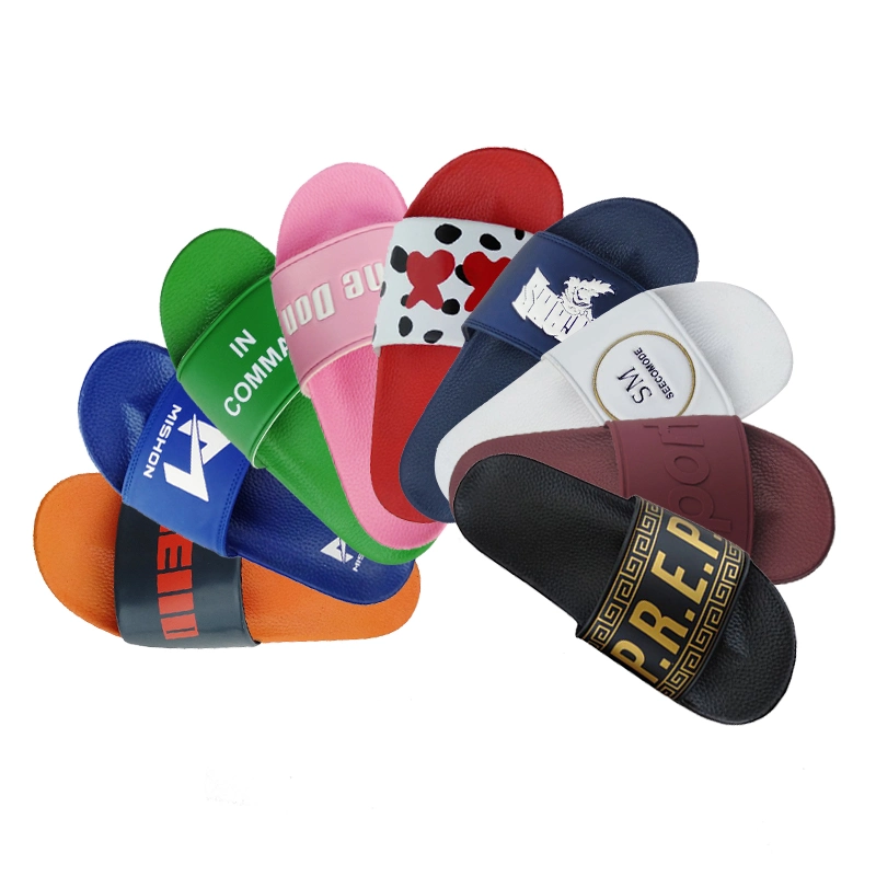 Hellosport Beautiful Summer Slippers, Blue Slides Sandals New Summer Slippers, Slides Footwear with Logo Custom Slippers