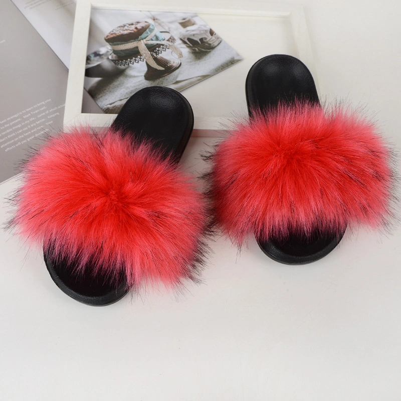 Ladies Fur Slippers, Wholesale Flurry Slides Sandals Women, Wholesale Fur Slippers for Women