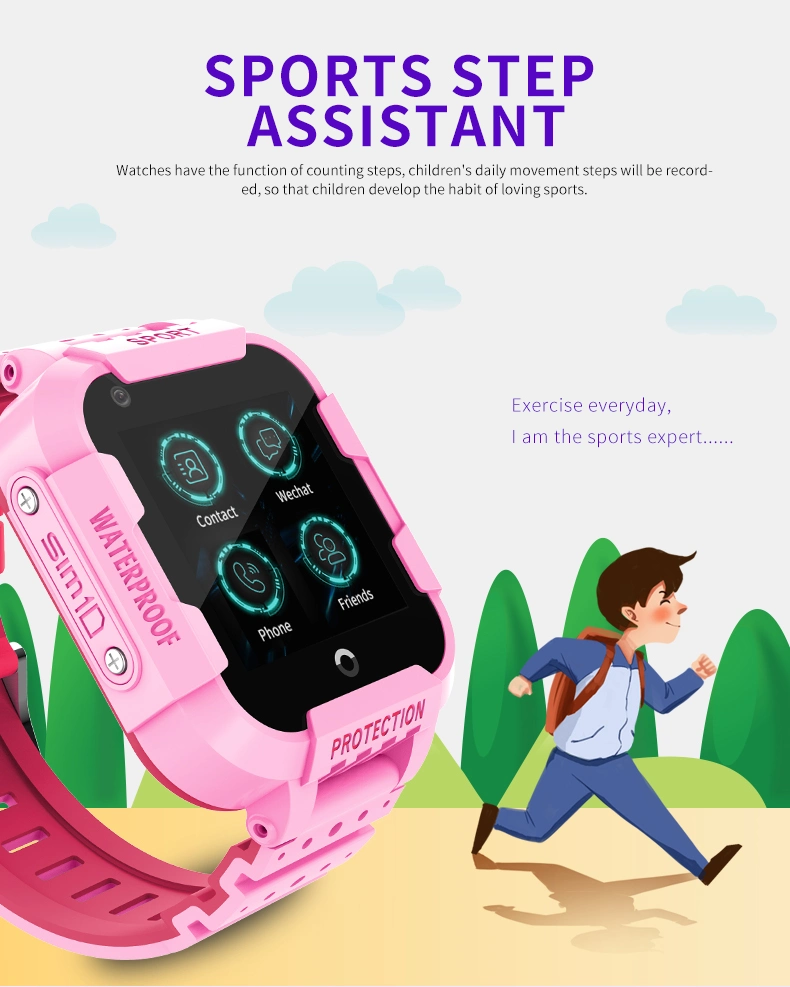 Cheap 4G Children Tracker Smart Mobile Phone Smartwatch GPS Kids Watch for Kids Children