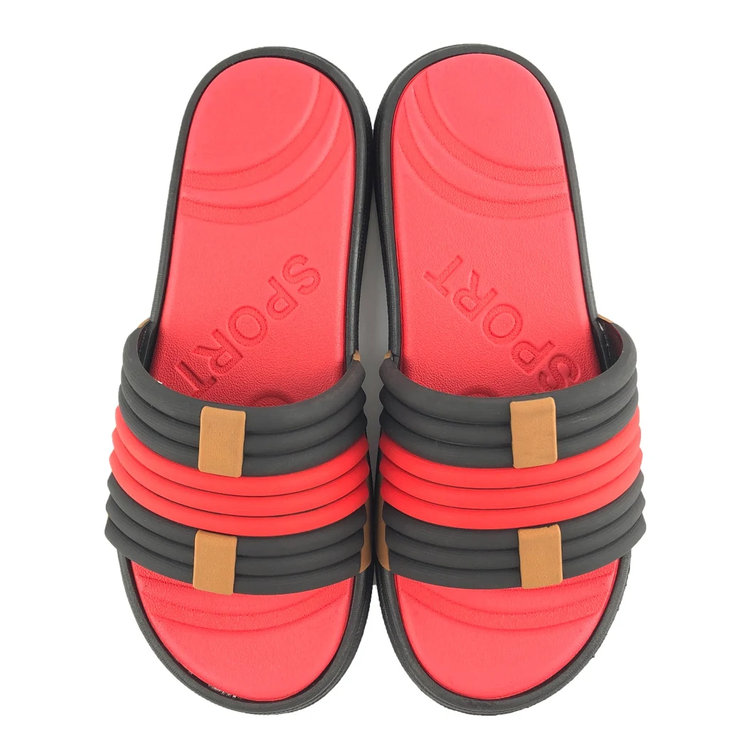 Greatshoe Fashion Summer Outdoor House Slippers Men, Custom Logo Slide Plain Sports Slide Sandal for Men