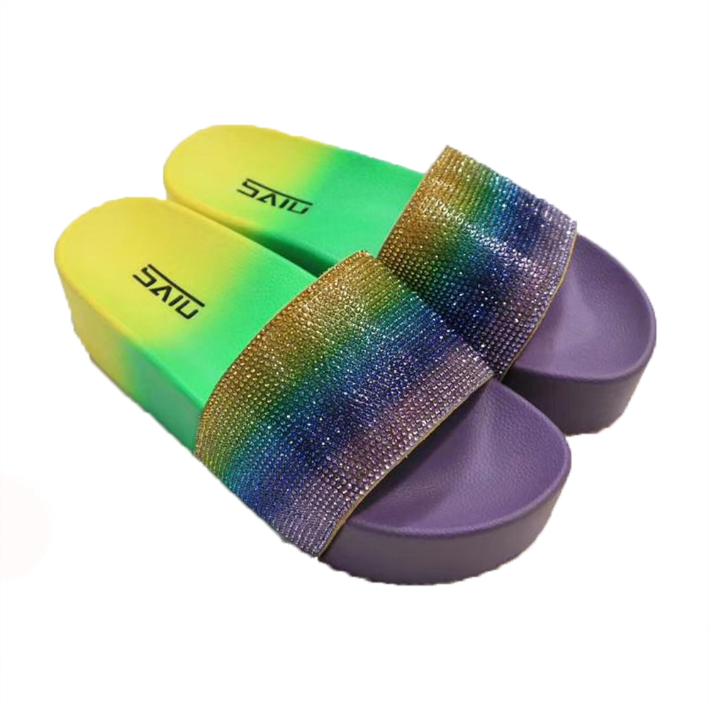 New 2020 Sandals Women's Slippers European Style Slipper Shining Shoes Women Slippers for Ladies