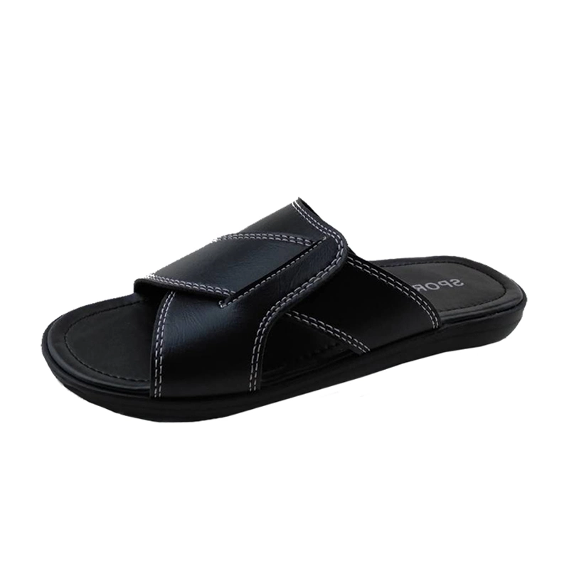 Latest Design Genuine Leather Slipper Sandals, Men's Sandals Slippers Leather, Gent Men Leather Slippers Causal