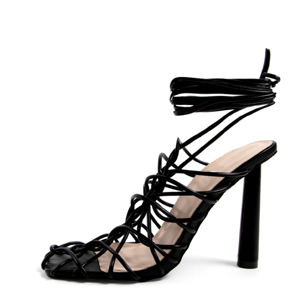 Fashion Women's Shoes Summer Strap Sandal Slippers Ladies Sandals High Heels Ladies Shoes
